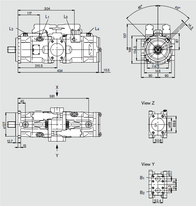 Rexroth A20VO Аксиально-поршневой насос Bosch 